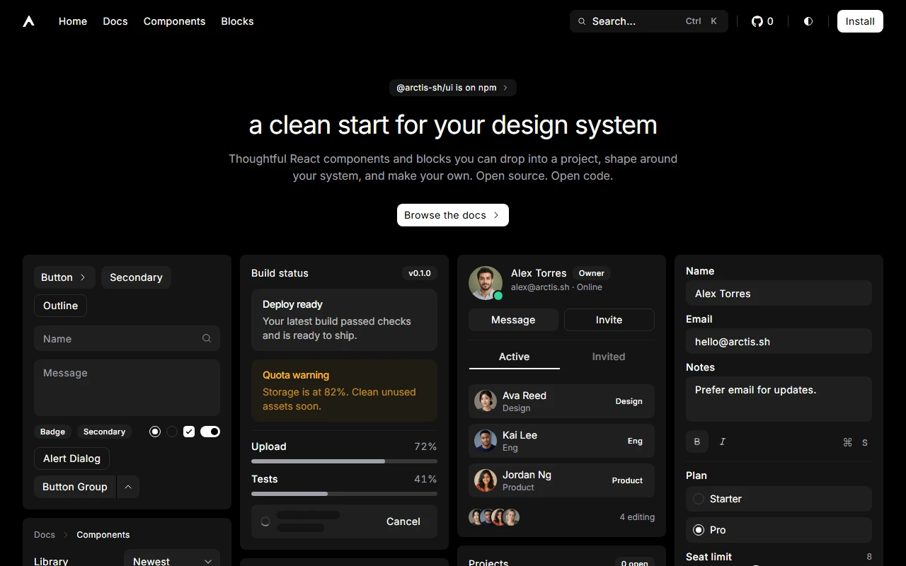 arctis/ui